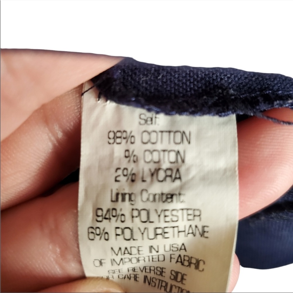 Theory | Cotton Navy Sheath Dress - Picture 3 of 12